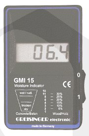 GMI 15 - Indikátor vlhkosti dřeva a stavebních materiálů